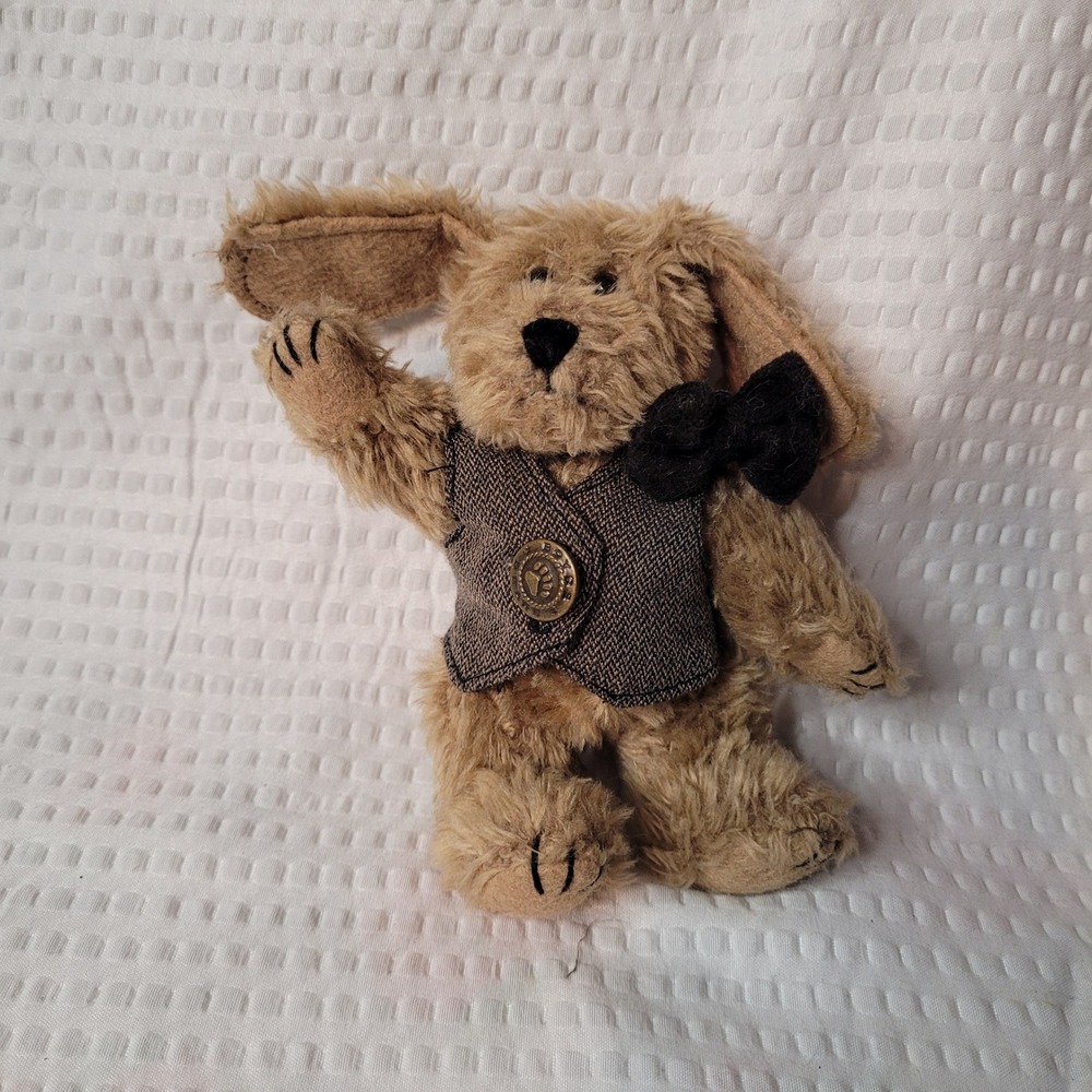 Boyds Collection Archive Series‎ Plush Bunny Rabbit Vest Bow Tie #1364 Tan 8"